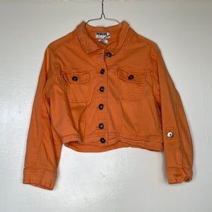 Nofuze Jeans Orange Jacket Size XXS